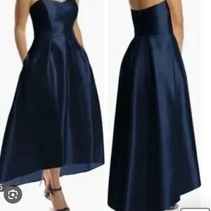 Stunning Satin Twill Dress by Alfred Sung (size 10)